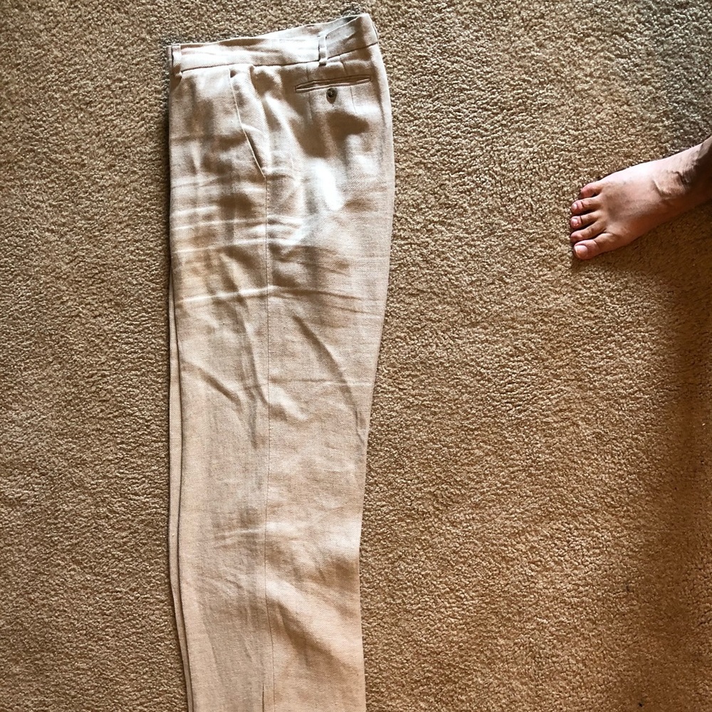 Max Mara linen slacks